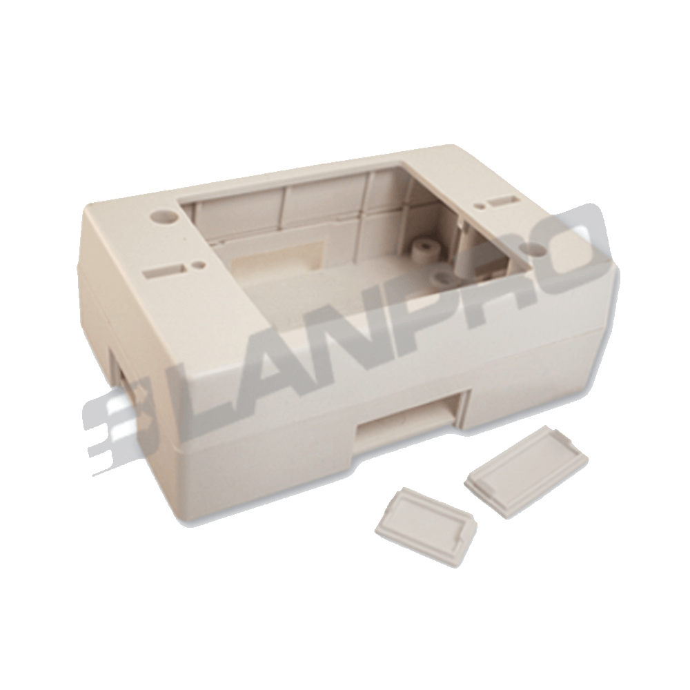 CAJA DE EMPOTRAR P/TAPA PLASTICA LP-318W LANPRO